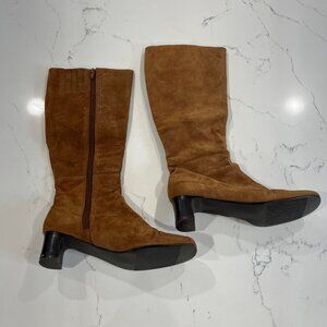 Vintage Bagatelle Leather Suede Brown Boots Size 8.5